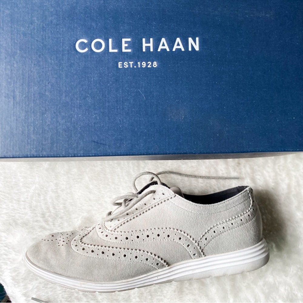 Cole Haan Grand Tour Oxford Ironstone Suede 7